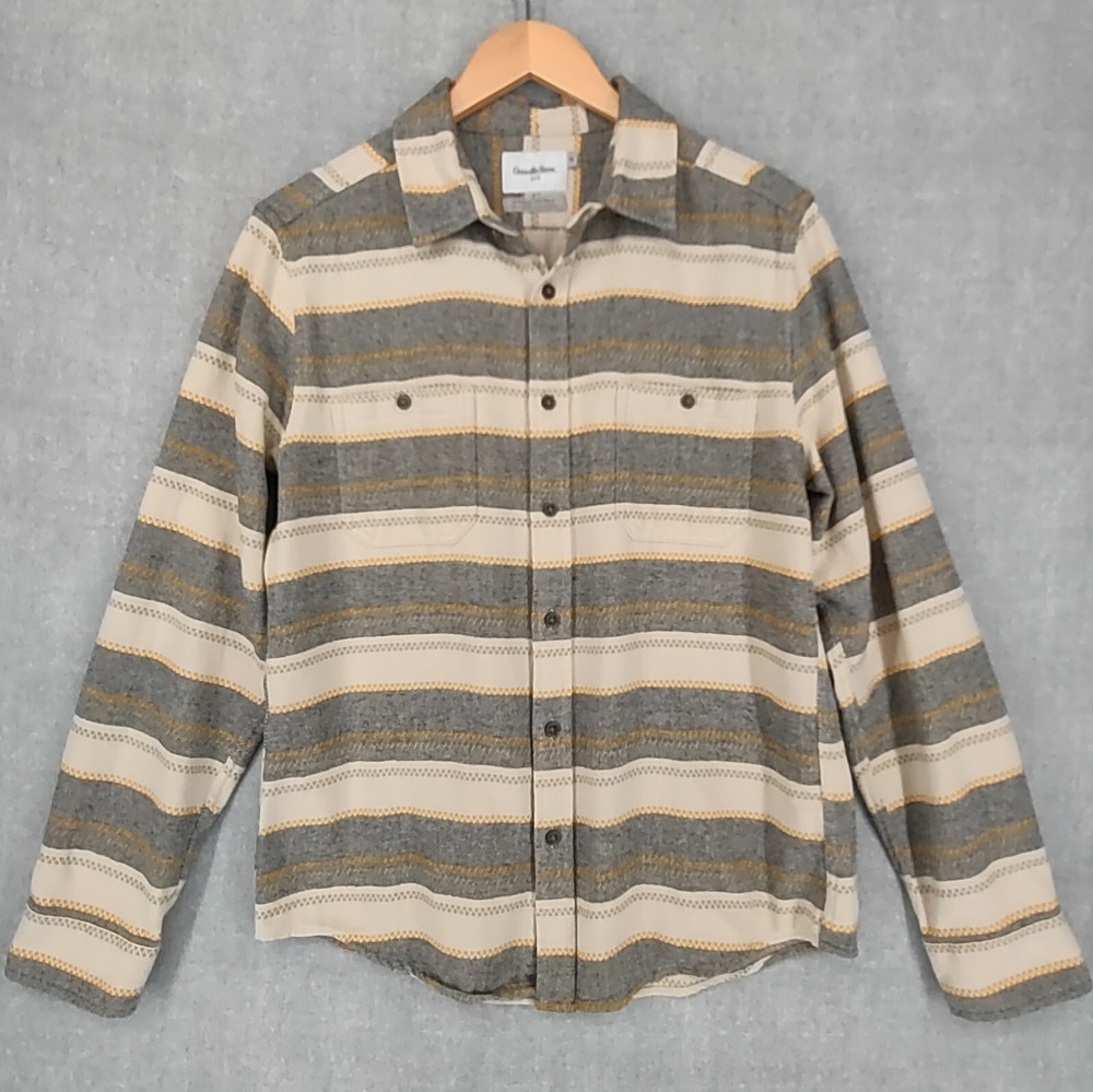 Goodfellow Mens Medium Regular Southwestern Flannel Pocket Button Up Shirt