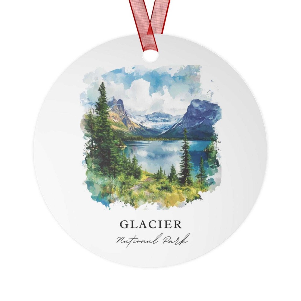 Glacier National Park Christmas Ornament Unique Holiday Souvenir Gift