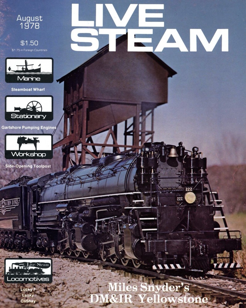 Live Steam V12 N 8 August 1978