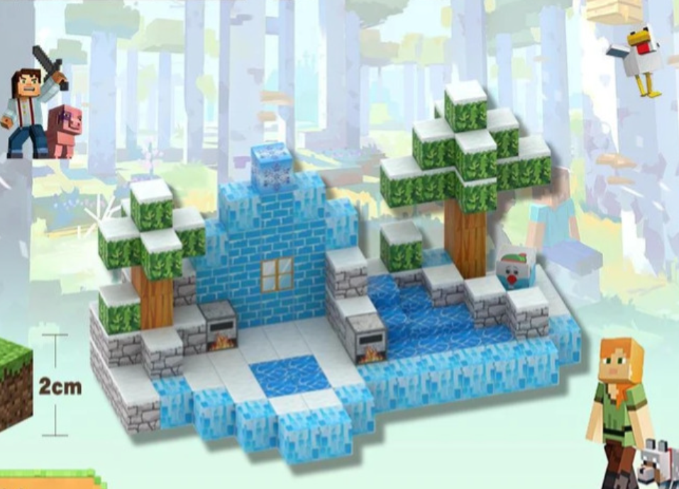 150 pcs magnetic building blocks  STEM educational toys Give gifts to children