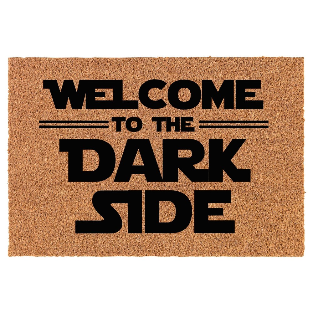 16x24 Funny Sci-Fi Welcome to The Dark Side Doormat