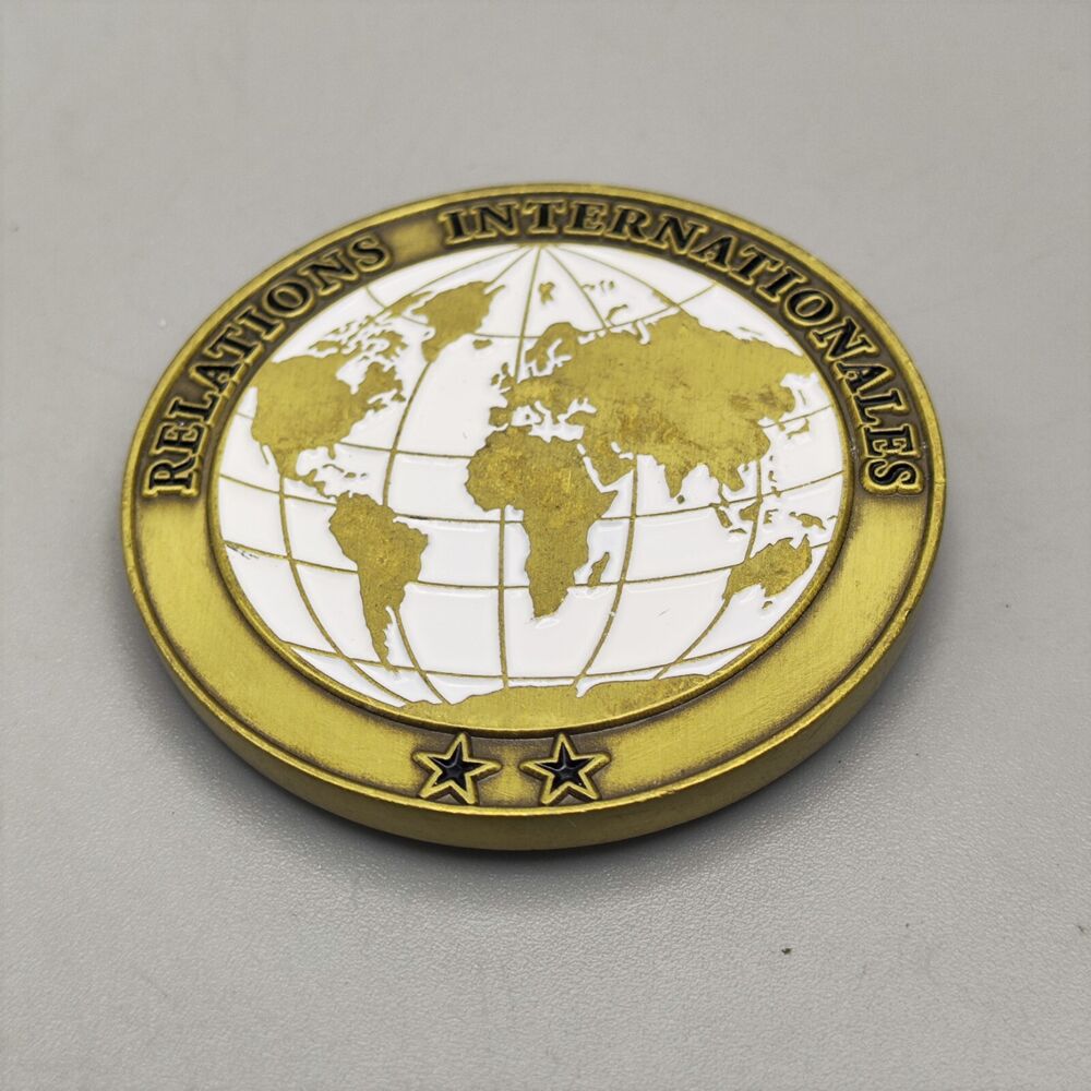 OGRI Armee De Terre Em at Relations Internationales Challenge Coin #2