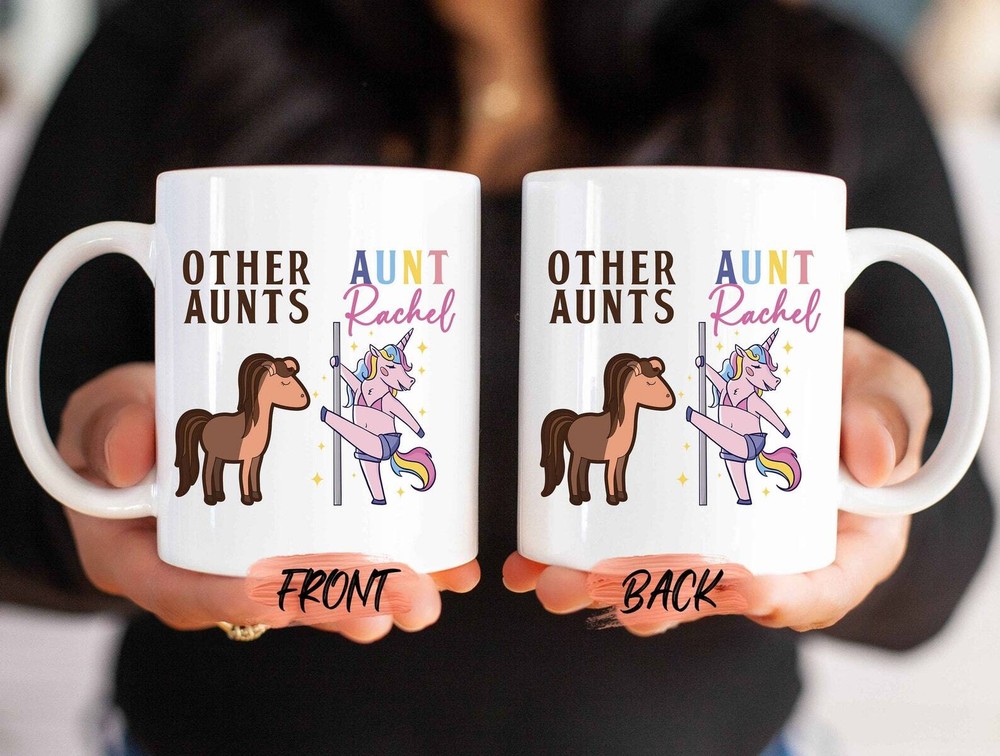Aunt Gift Unicorn Coffee Mug For Birthday Present For Aunt  