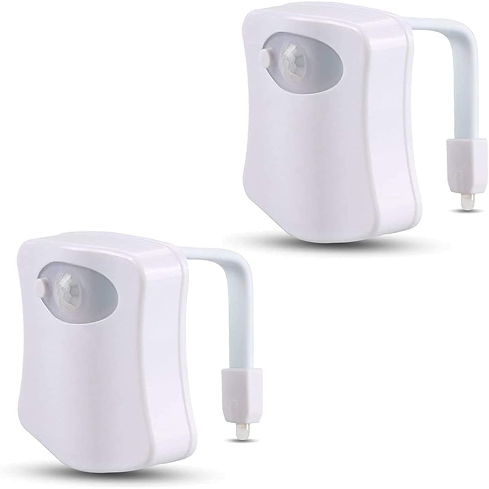 2 Pack Color Changing Toliet Night Light Motion Sensor Led Toilet Motion Activat