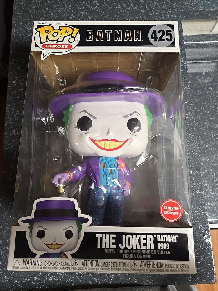 Funko Pop! Vinyl Jumbo 10 in: DC Universe - The Joker Batman 1989