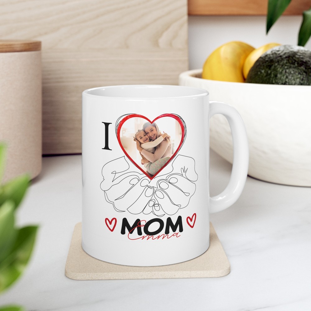 Custom Photo Mug for Mom - Unique Personalized Mother's Gift-image