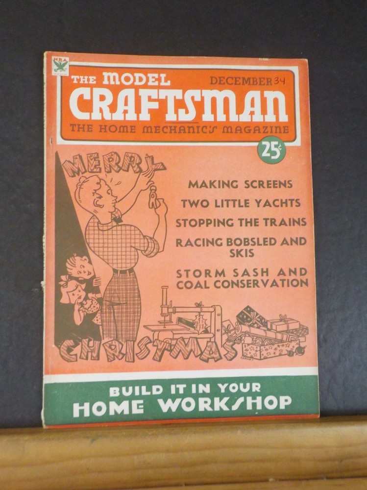 Model Craftsman RMC 1934 December Erie Railroad Old Timer 3/4