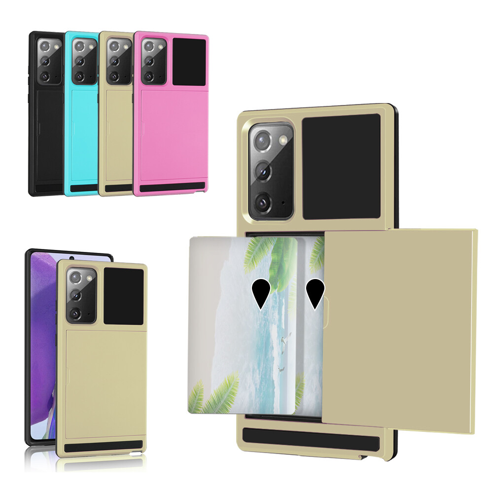Samsung Galaxy Note 20 Ultra Slim Credit Card Wallet Slide Case-image