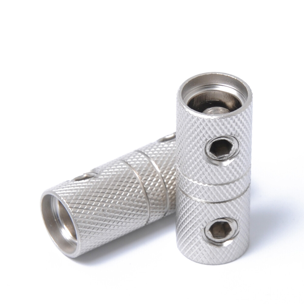 2 PCS Car Audio Gauge Wire Coupler Fork Connectors