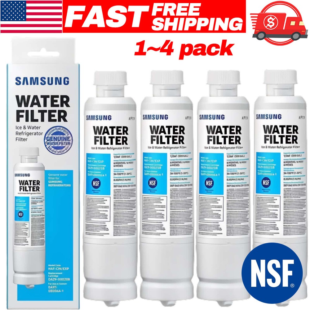 1-4 Pack Genuine Samsung DA29-00020B Refrigerator Water Filter HAF-CIN/EXP