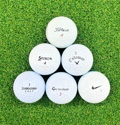 100 Used Golf Balls Premium Mix Top Brands Near Mint 4A Free Ship