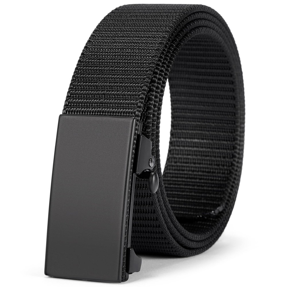 BOSTANTEN Ratchet Nylon Web Belt for Men, Golf Work Casual Tactical Pants