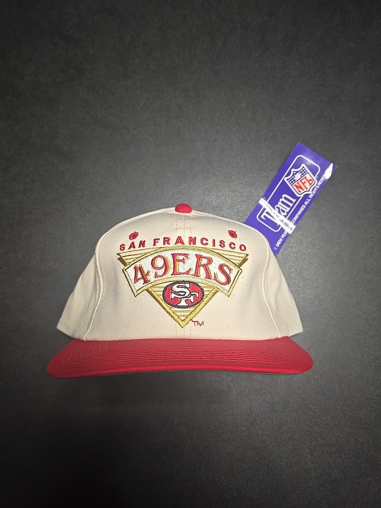 Vintage San Francisco 49ers Hat 90s Retro NFL Snapback Cap NWT Drew Pearson Co.