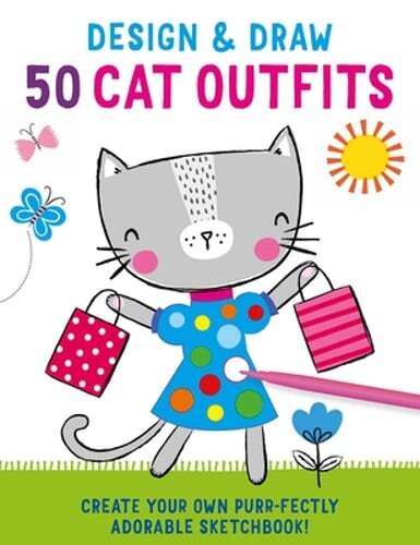 Design and Draw 50 Cat Outfits by Insight Kids – Creative Fun for Young Artists