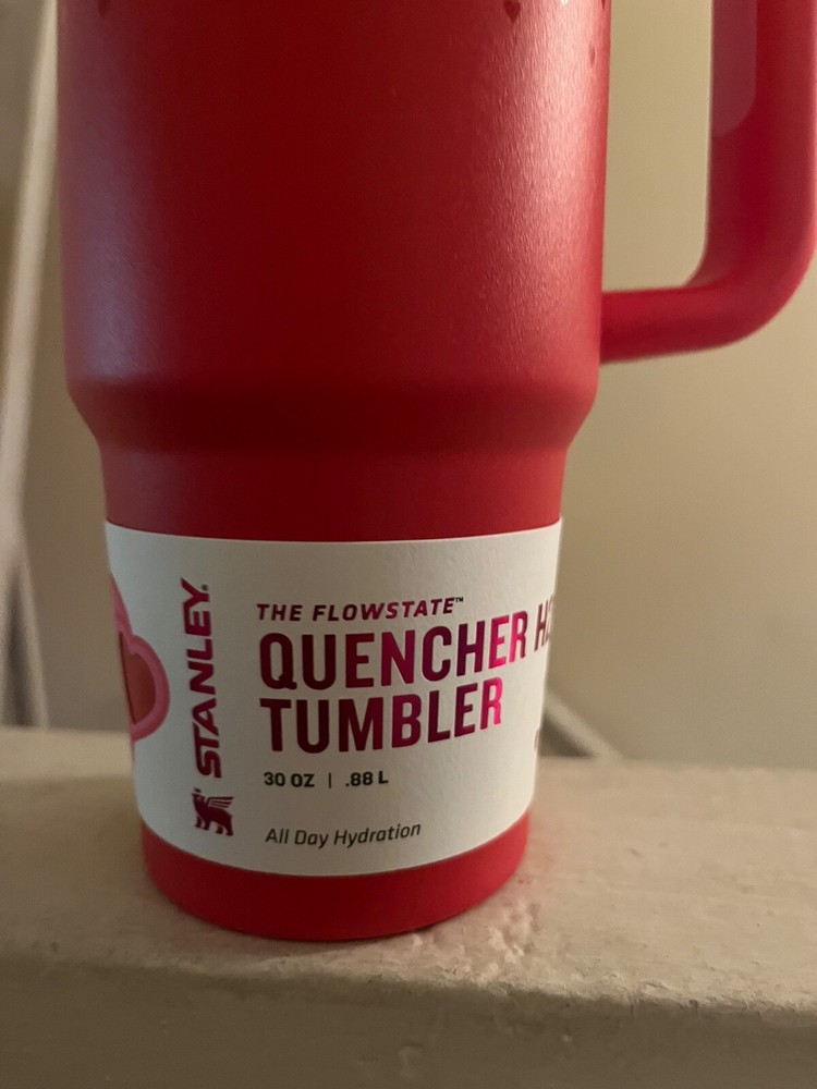 NEW Stanley Target Exclusive Valentine’s Day 2025 Ruby Hearts 30oz Tumbler RED