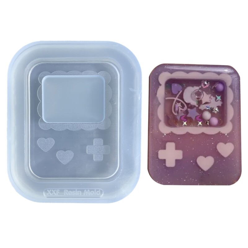 Silicone Game Console Hollow Mold for DIY Jewelry Shaking Cup