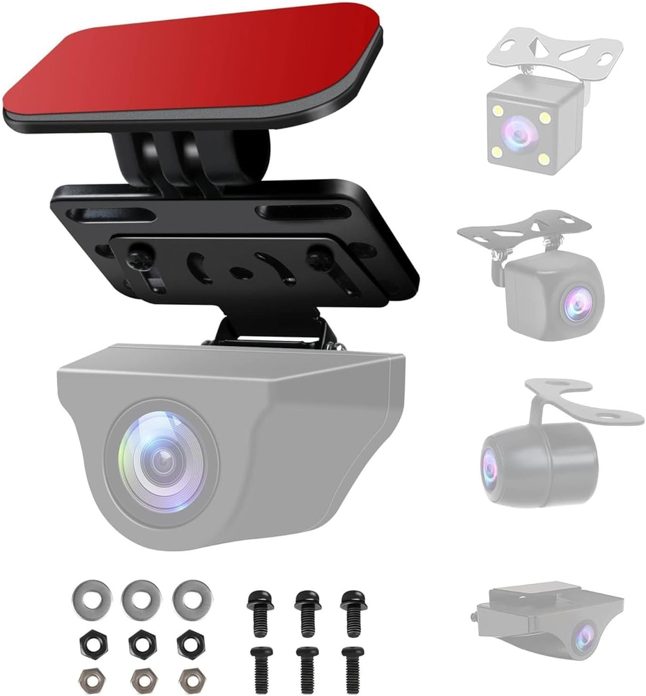 No-Drill Backup Camera Bracket for Most Rear Dash Cams