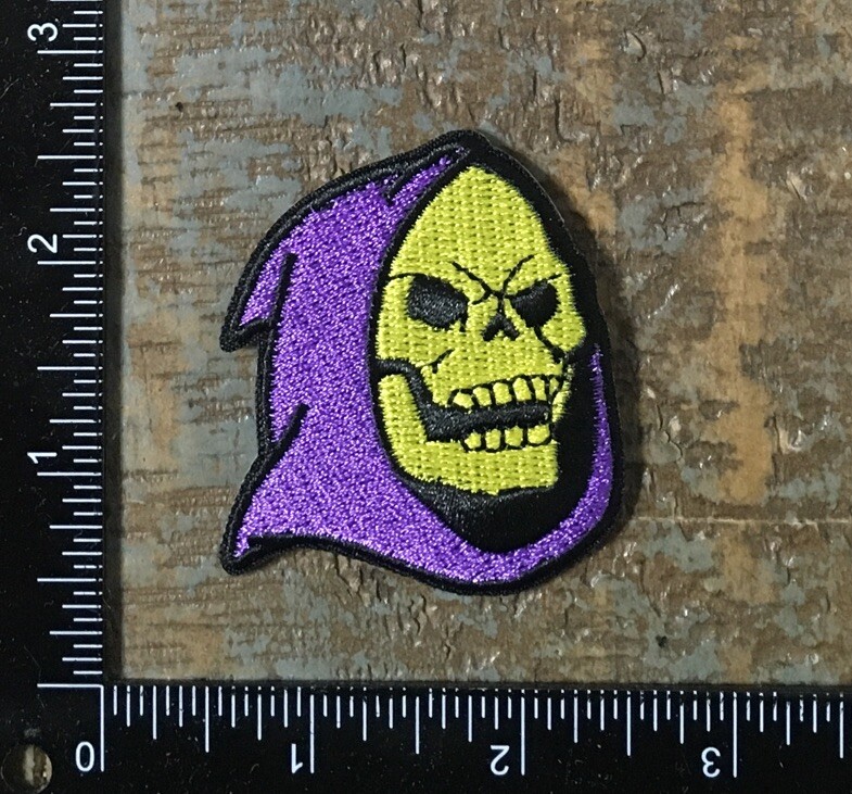 Skeletor He-Man Masters of the Universe Embroidered Iron-On Patch