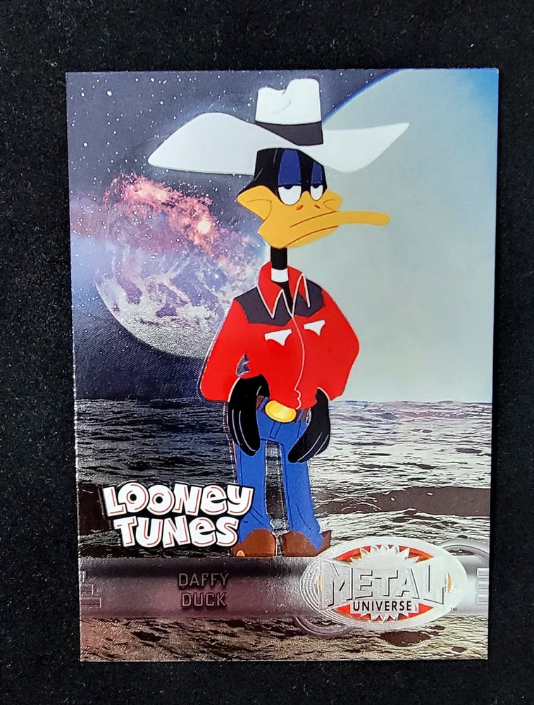 2024 Fleer Retro Looney Tunes #RMU-36 Daffy Duck Metal Universe 1997-98 Retro