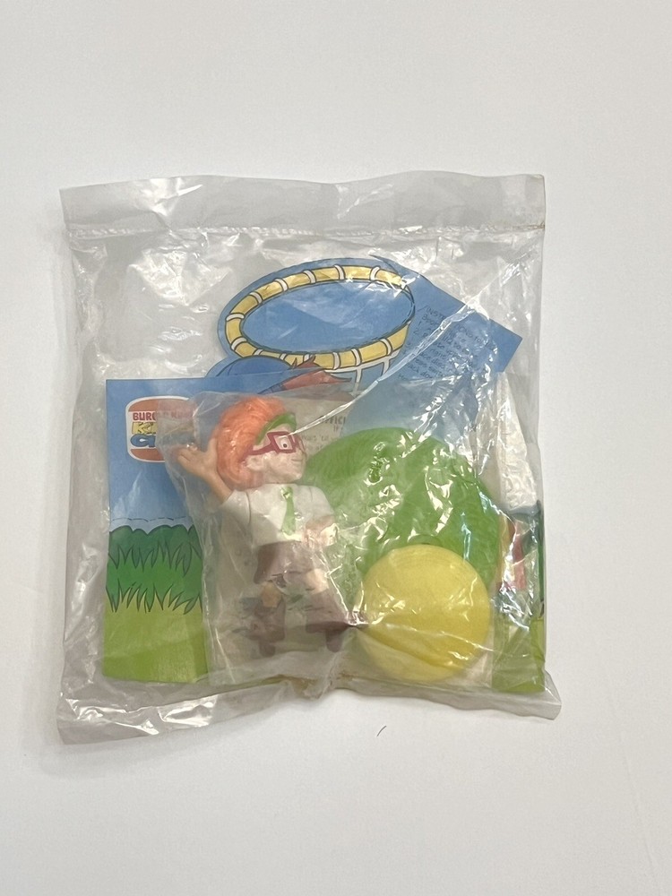 1994 Burger King Kids Club Frisbee Toy with Stand Sealed