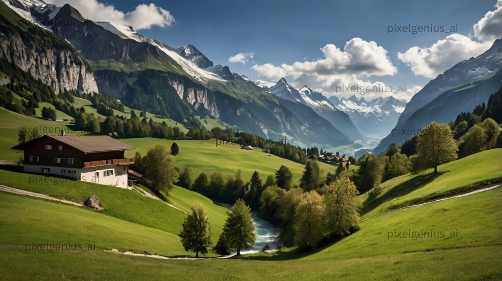 AI Art Digital Wallpaper Background for Desktop-image