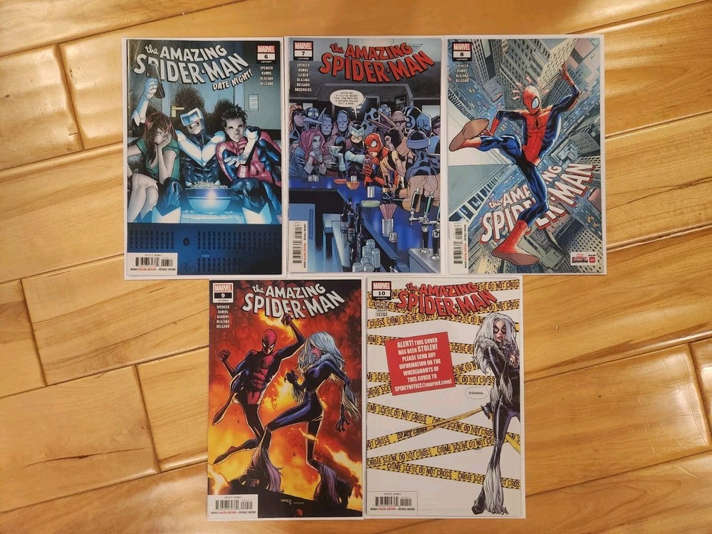 2018 AMAZING SPIDER-MAN #6-#10: 1st App., Odessa Drake, Team App., Theives Guide