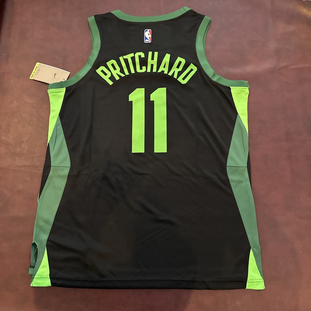 Payton Pritchard Boston Celtics Black City Jersey Mens Large #11