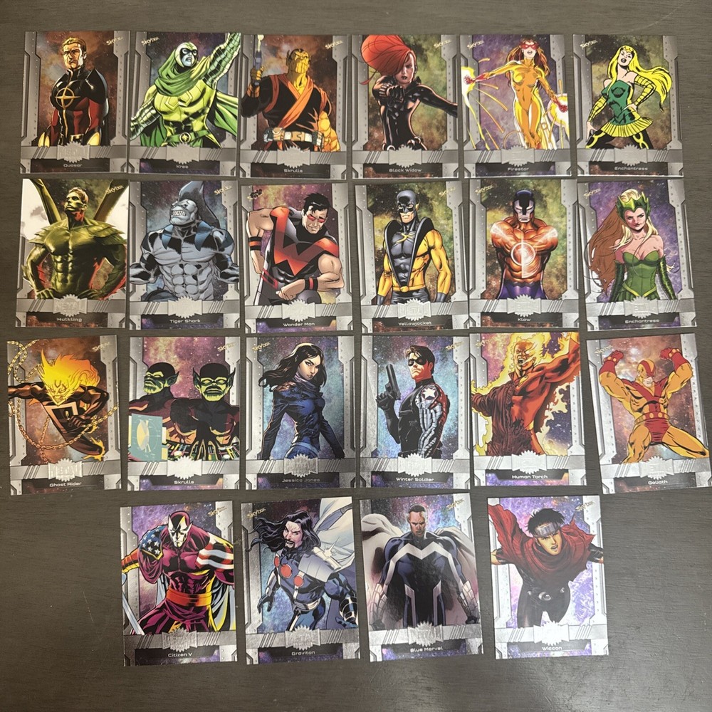 2024 Skybox marvel metal universe avengers lot