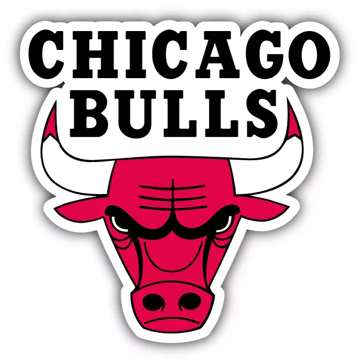 Chicago Bulls NBA Vinyl Sticker - Weatherproof Die-Cut Decal 05  