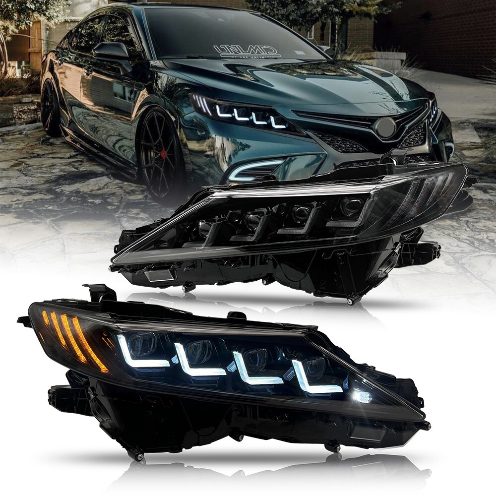 2018-2024 Toyota Camry LED Headlights – Compatible with L, XSE, XLE, TRD, SE, LE Models