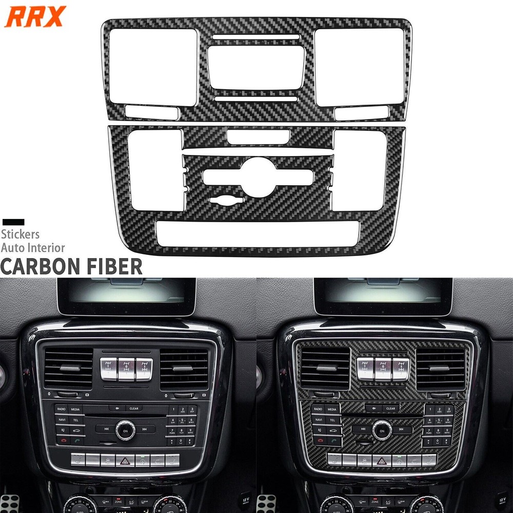 Крышка центральной консоли из настоящего углеродного волокна для Benz G-класса W463 2013-18