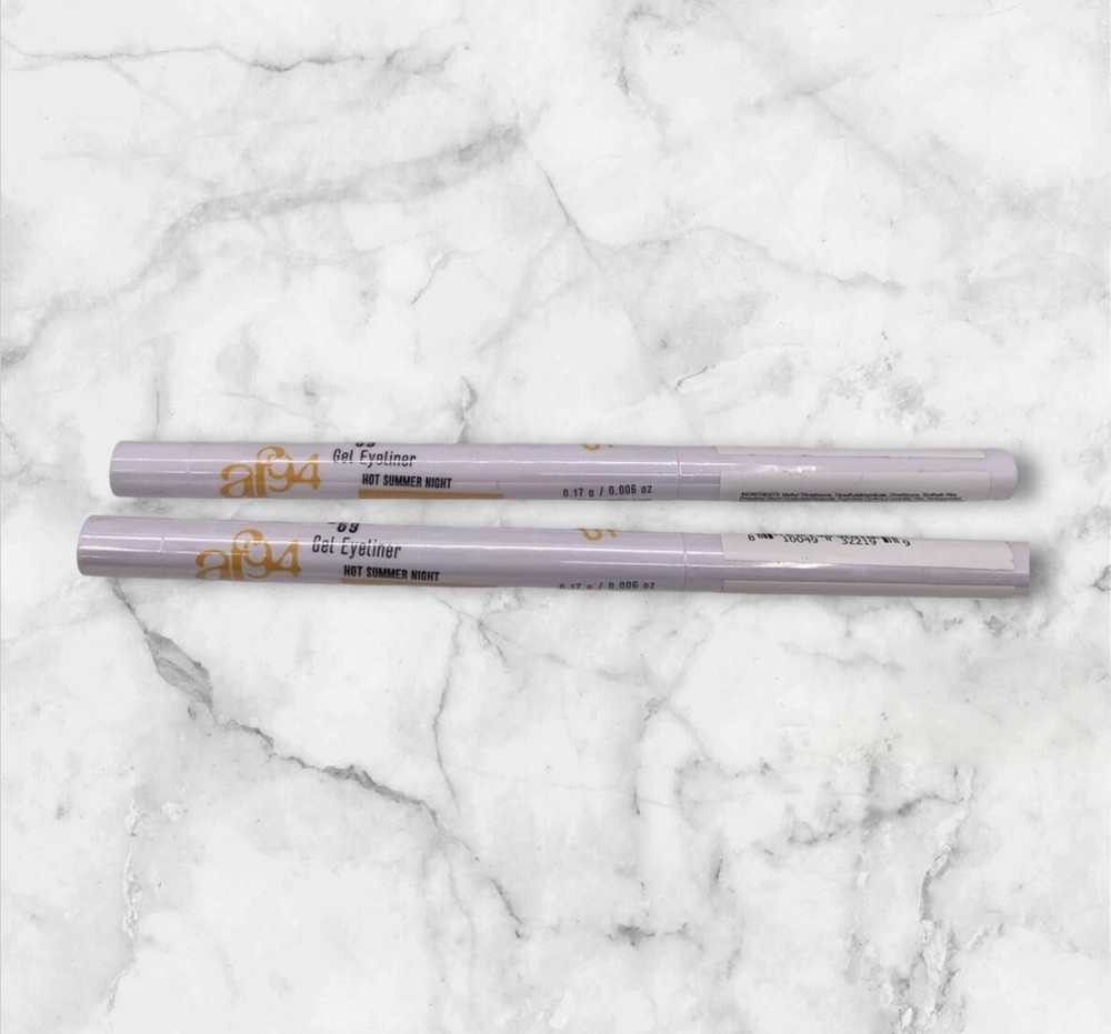 af94 Star69 Gel, Hot Summer Night, Yellow Eyeliner- 2 Pack!