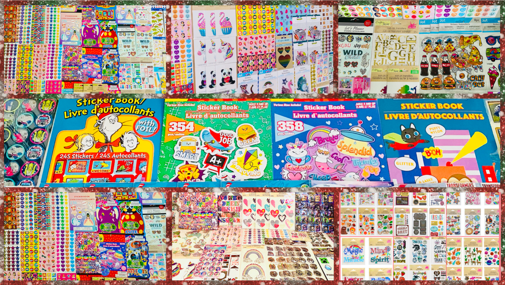 Vinyl Foil Embossed Puffy Magic Sticker Bundle for Crafts and Pop Culture