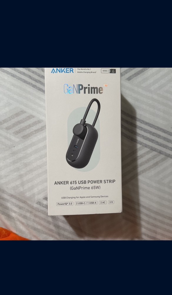 Anker 615 USB Power Strip with 6 Outlets and Fast Charging