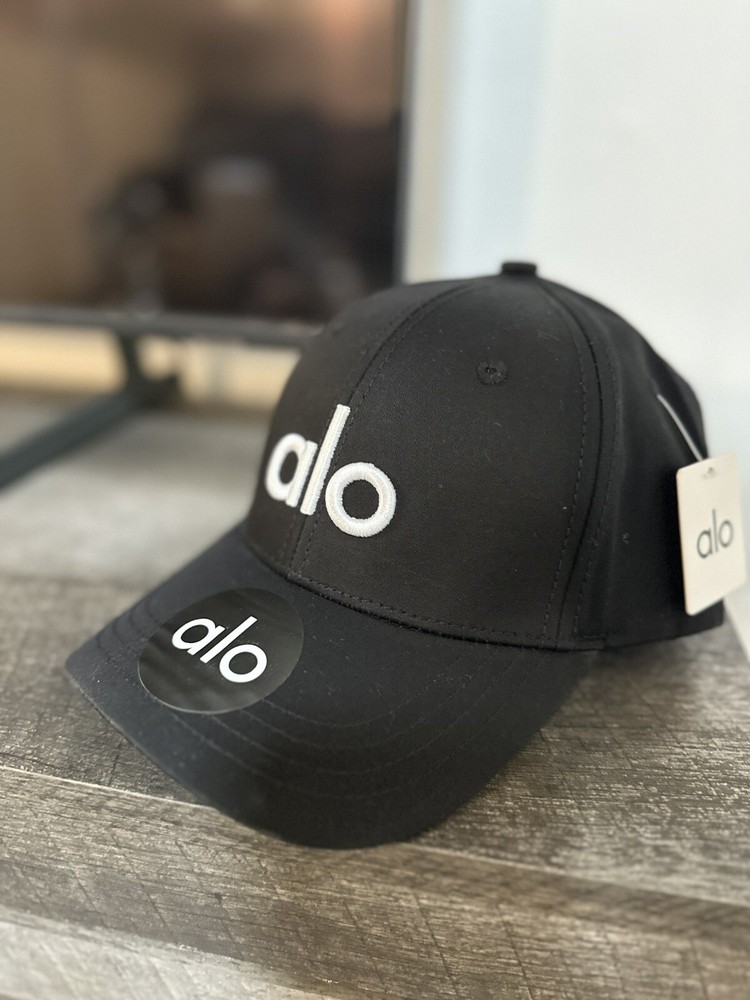 🔥NEW🔥 Alo Yoga Off Duty Performance Cap- Black-Adjustable-$68 VAL #TRENDING