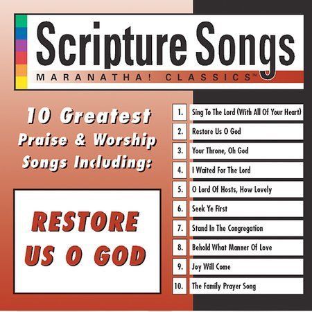 Various Artists : Scripture Songs: Restore Us O God CD