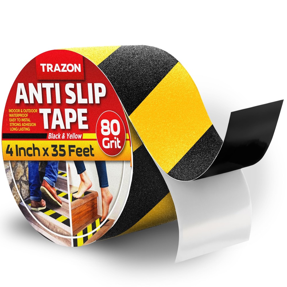 Grip Tape Heavy Duty Anti Slip Tape For Stairs Outdoor/indoor Waterproof 4inch X