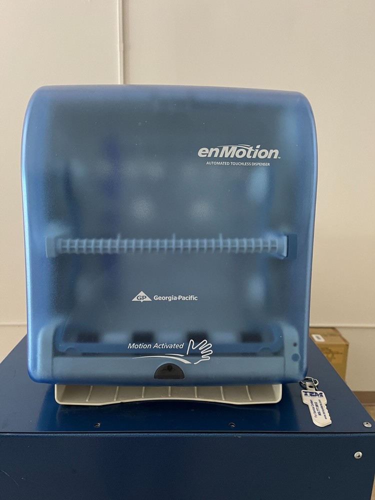 Georgia Pacific 10” Automated Touchless Dispenser Translucent Blue-image