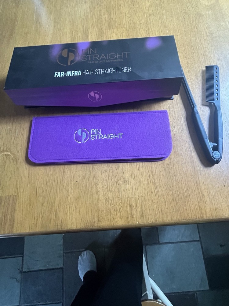 Pin Straight Far Infra Hair Iron Straightening or Curling