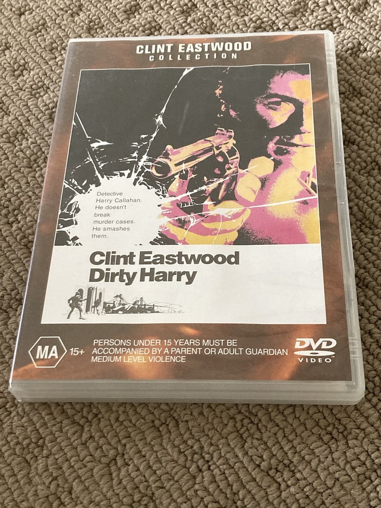 Vintage Collectable Clint Eastwood Dirty Harry DVD UNTESTED