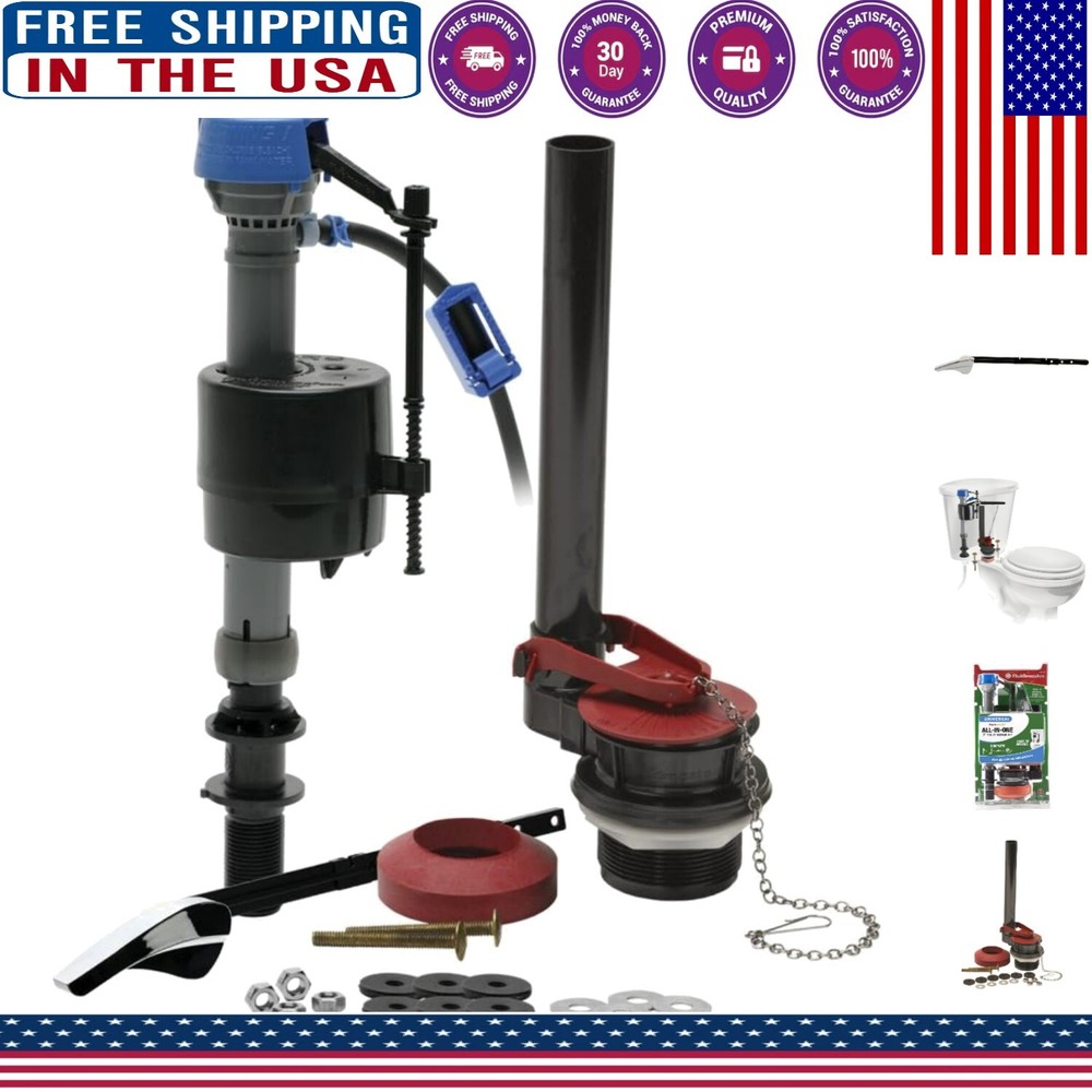 Quick Install Toilet Repair Kit for 1.28 & 1.6 GPF Toilets – PerforMAX Quality