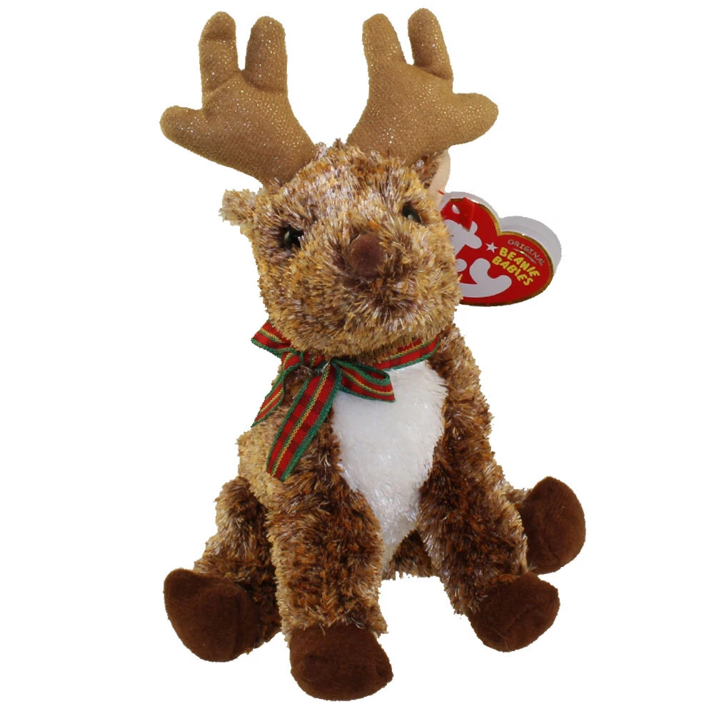 Ty 2006 Beanie Baby Rooftop Reindeer Christmas Holiday