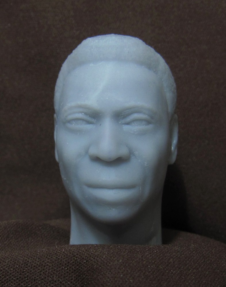 PELE 3D PRINT UV 4K RESIN CUSTOM UNPAINTED HEAD SCULPT 1/6 scale