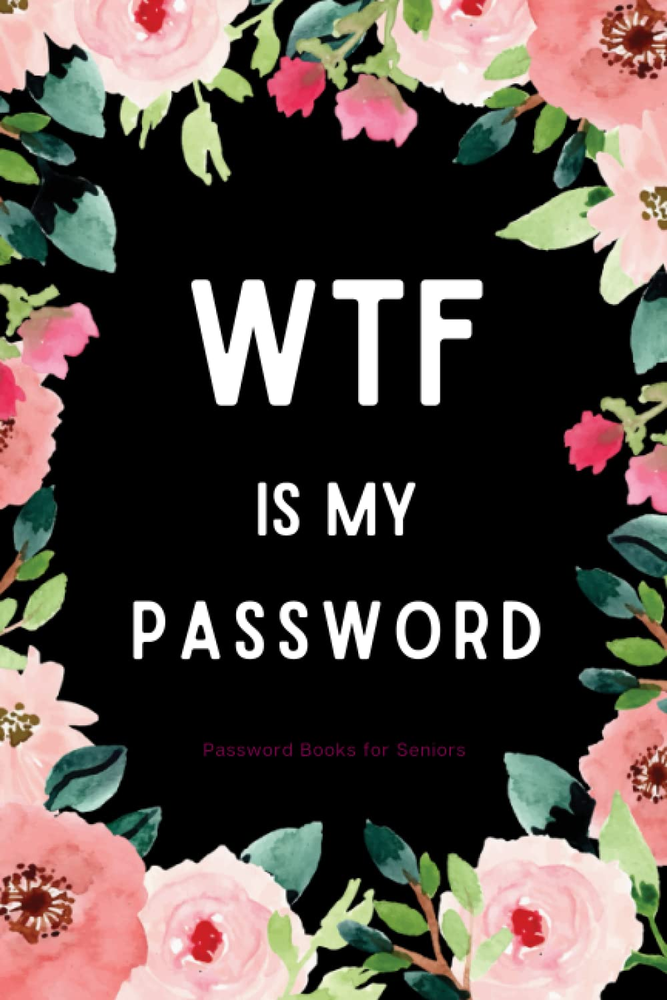 Large Print Password Organizer for Seniors with Alphabetical Tabs-image