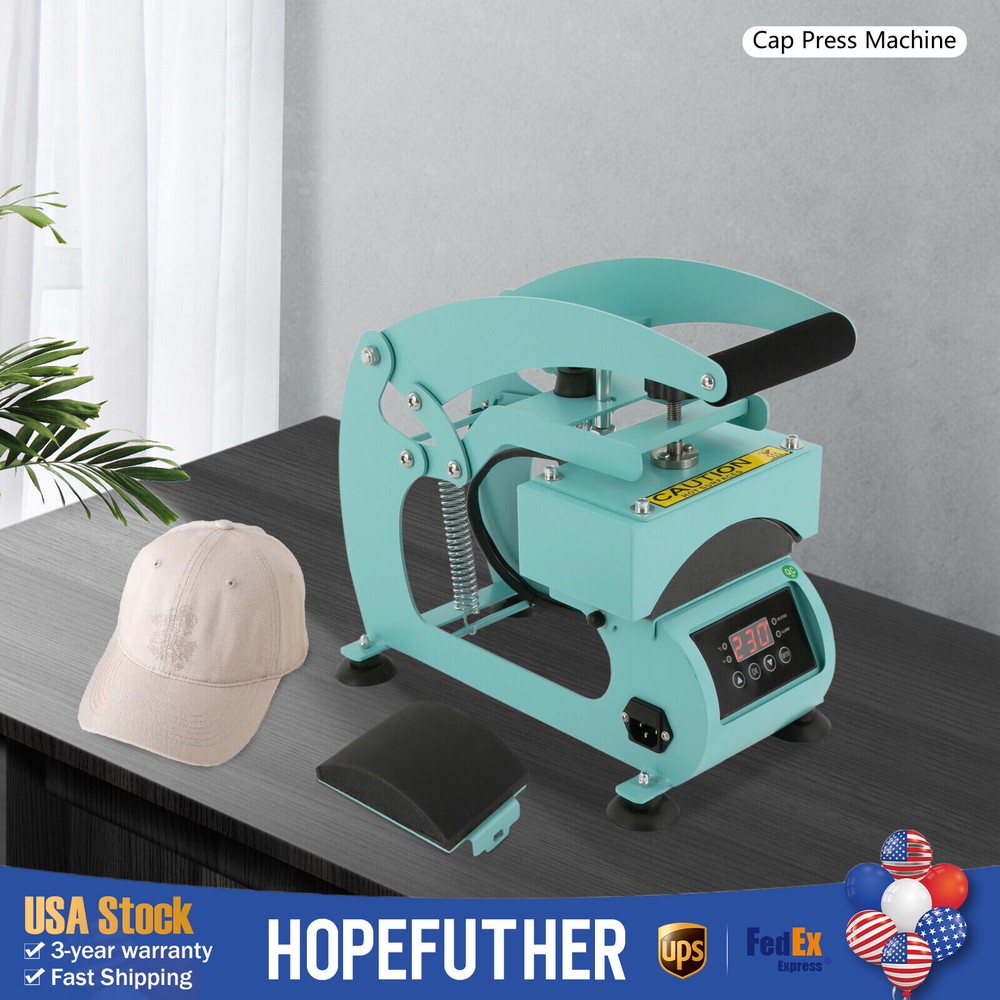 Hat Heat Press,Digital Sublimation Heating Pads Transfer Cap Heat Press Machine