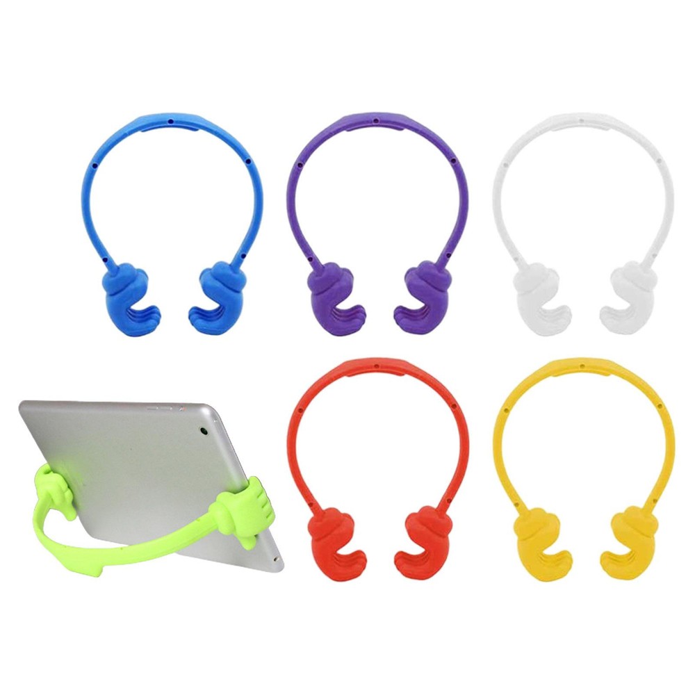 Universal 6x Thumb Stand Phone Holder for Lazy Desktop Use