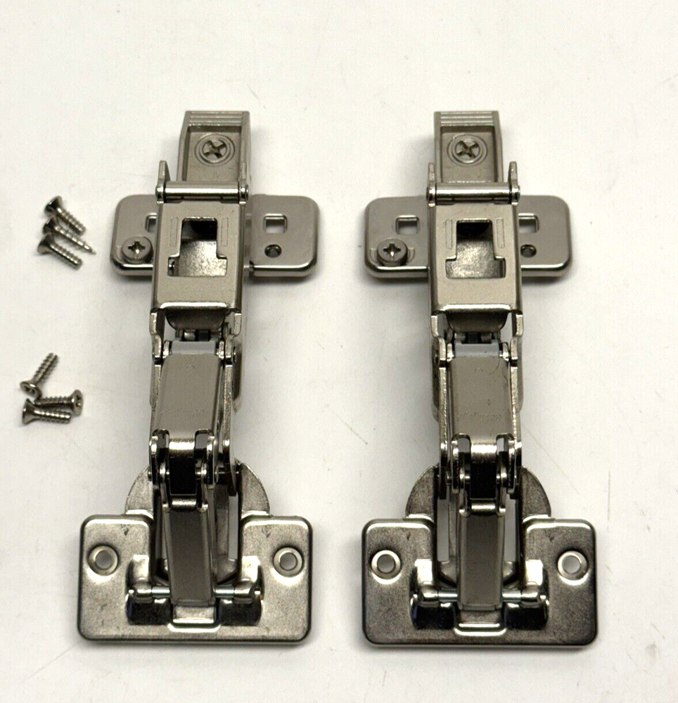 VINTAGE Lot of 2 Blum Cabinet Hinge 70.655-01.01 Nickel Made in Austria