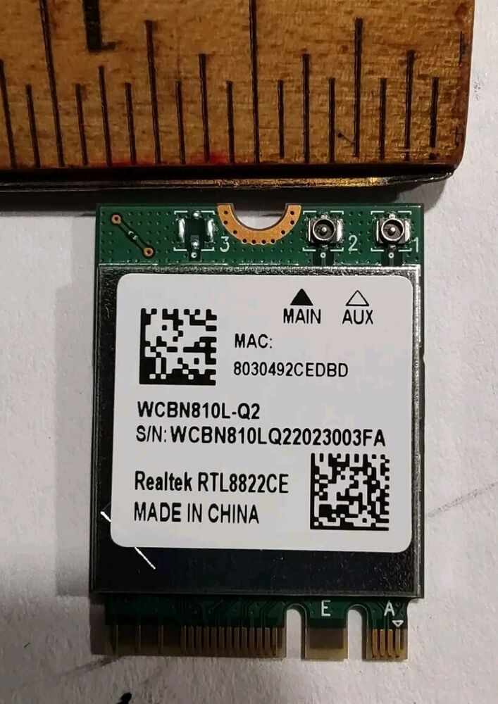 REALTEK RTL8822CE 802.11ac M.2 Wireless WiFi + Bluetooth Module