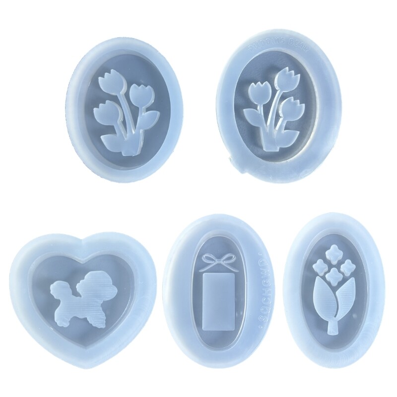 Silicone Epoxy Resin Mold Set for DIY Crafts in Multiple Shapes