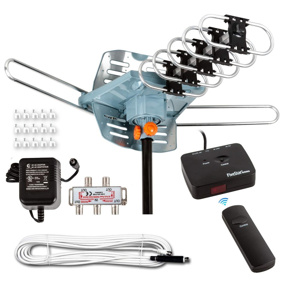 2020 Five Star Amplified Outdoor HDTV Antenna Digital Standard Kit